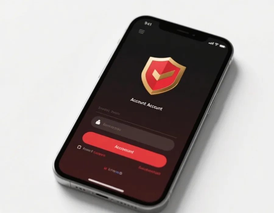 账号登录与注册流程示意图